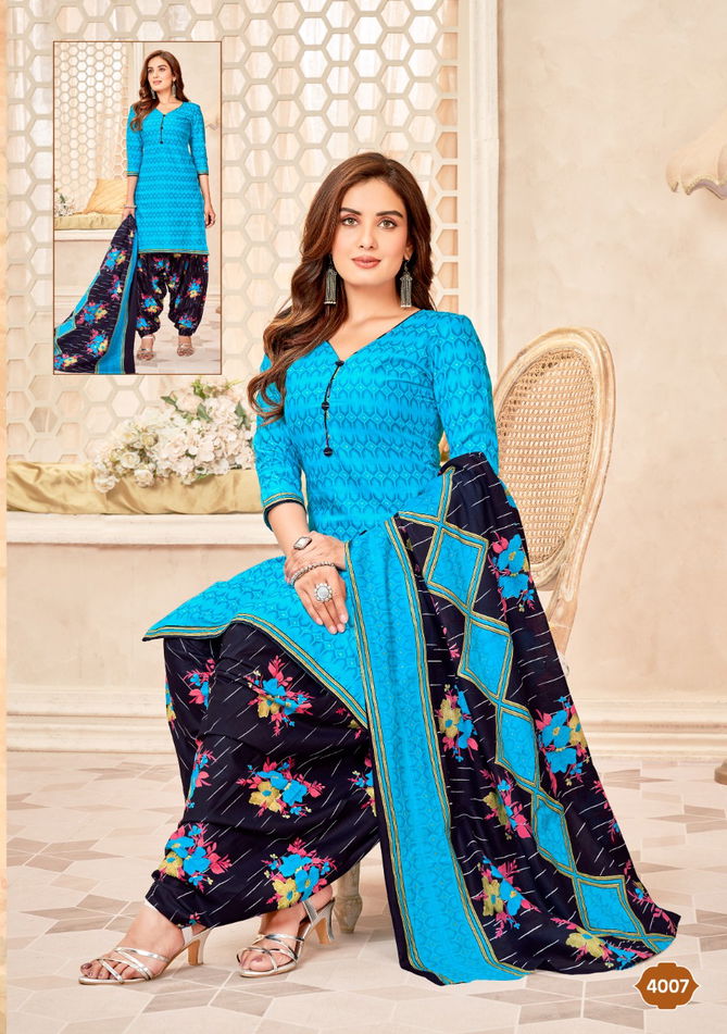 B2 Meera 4 Regular Wear Printed Cotton Dress Material Collection